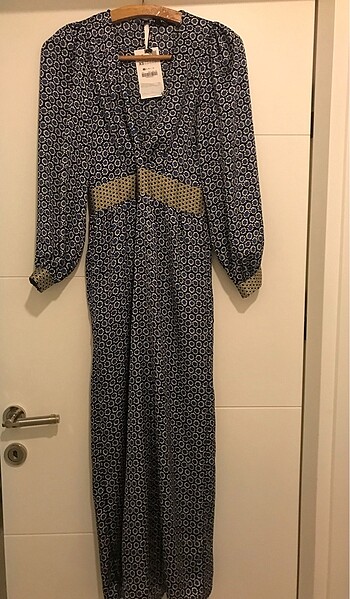 xs Beden Zara geometrik desenli tulum