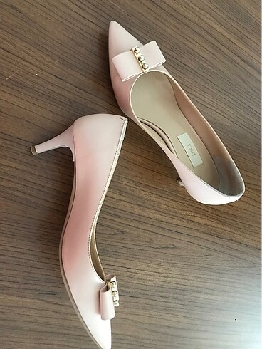 36 Beden ten rengi Renk İnci stiletto