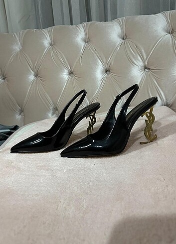 Saint Laurent SİYAH SAİNT LAURENT STİLETTO