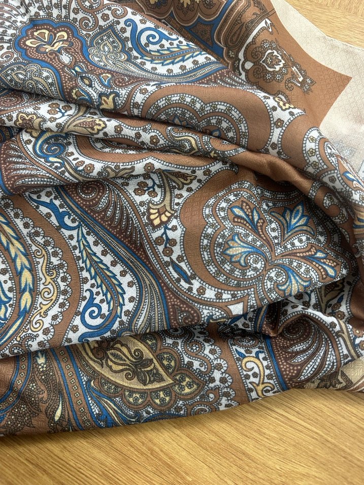 Büyük boy eşarp 120 120 cm - Görsel 4