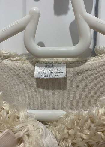 Kız Çocuk Bej  Yün Yelek - Görsel 2