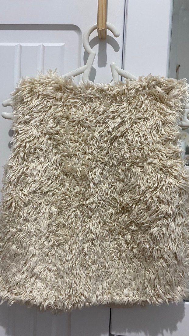 Kız Çocuk Bej  Yün Yelek - Görsel 3