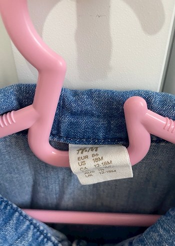 H&M Kız Çocuk  Denim Gömlek - Görsel 2