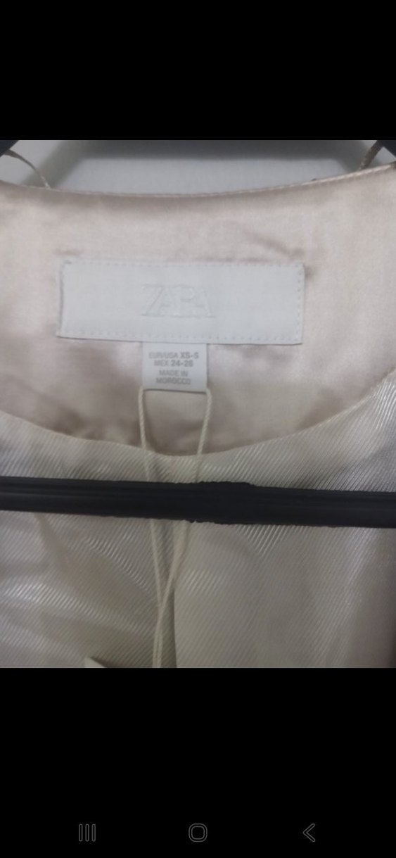 Zara pullu boncuklu işlemeli saten kimono( xs/s) — görsel 14/19