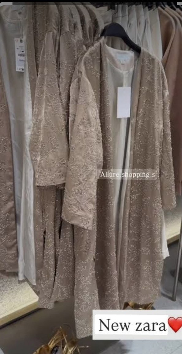 Zara pullu boncuklu işlemeli saten kimono( xs/s) — görsel 5/19
