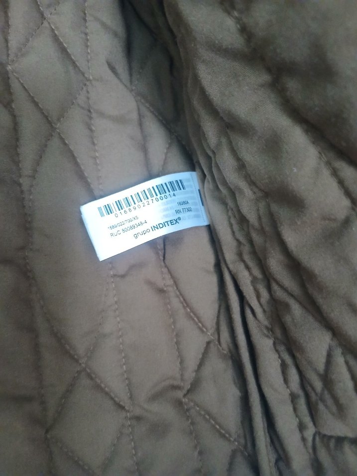 Zara rustik kapitone mont — görsel 11/14