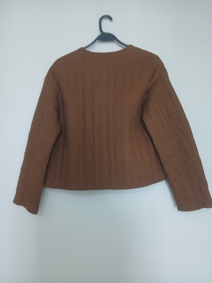 Zara rustik kapitone mont — görsel 12/14