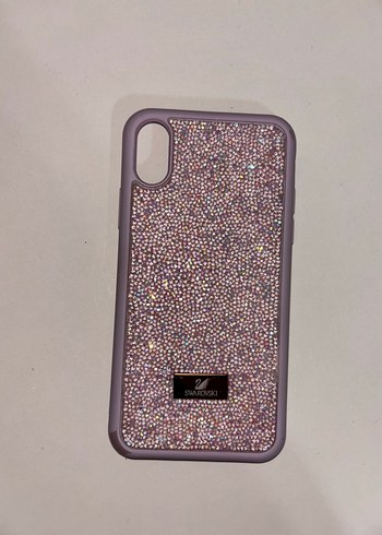 Mor Swarovski Taşlı Telefon Kılıfı iphone 10