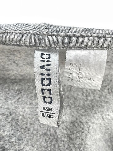 l Beden çeşitli Renk H&M Sweatshirt %70 İndirimli.