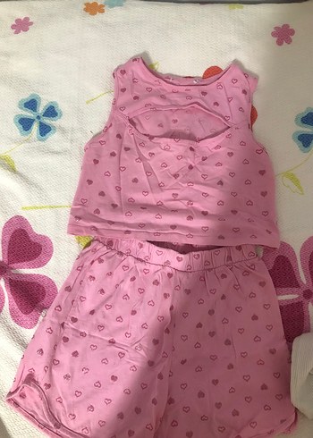 Dantelli Pembe Kadın Pijama Takım