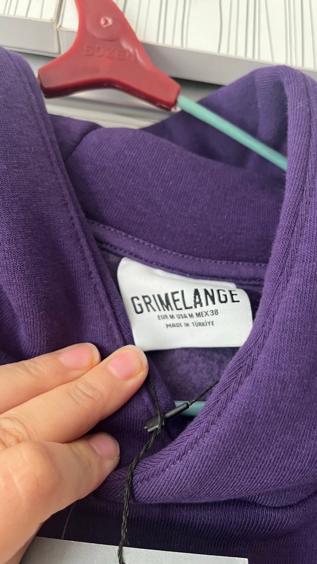 Mor Kapüşonlu Kadın Sweatshirt - Görsel 4