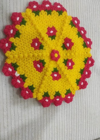 Mor Nakışlı Örgü Lif - Görsel 4