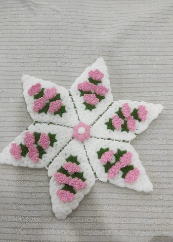 Mor Nakışlı Örgü Lif - Görsel 2