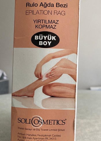 Soli Cosmetics Rulo Ağda Bezi Büyük Boy