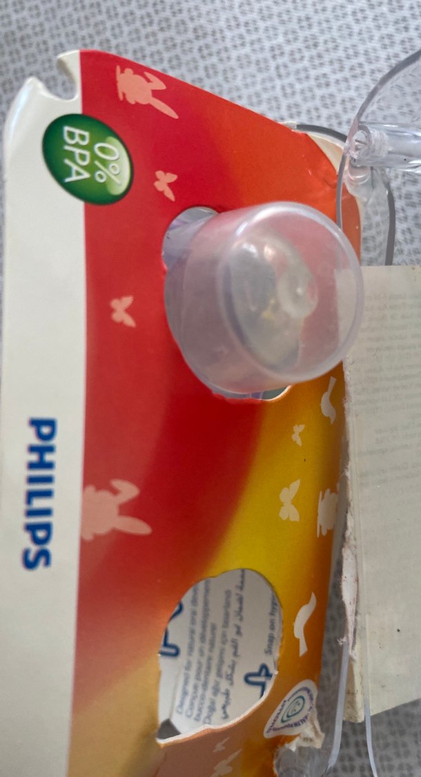 Mavi Bebek Biberonu Ayıcık Desenli - Görsel 4