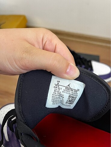 42.5 Beden mor Renk Nike Air jordan 1 Low Purple