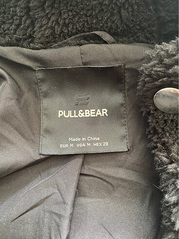 Pull and Bear P&b peluş mont