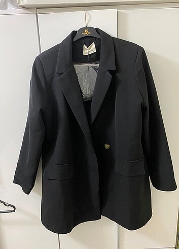 Uzun Siyah blazer