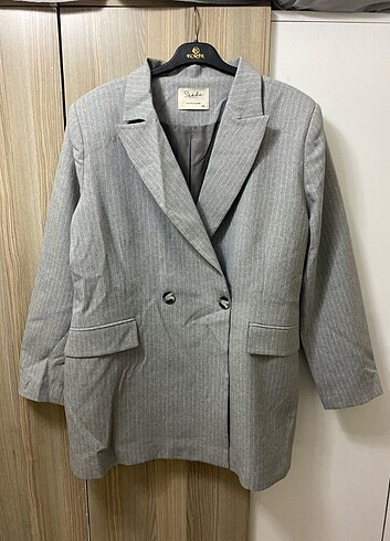 Gri blazer