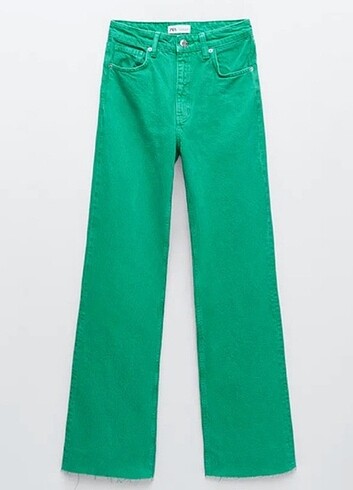 Zara Yeşil Jean