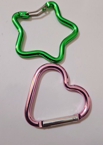 Yıldız ve Kalp Carabiner - Görsel 2