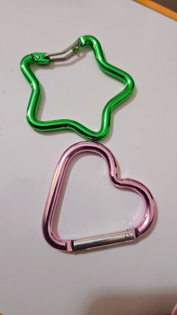 Yıldız ve Kalp Carabiner - Görsel 2