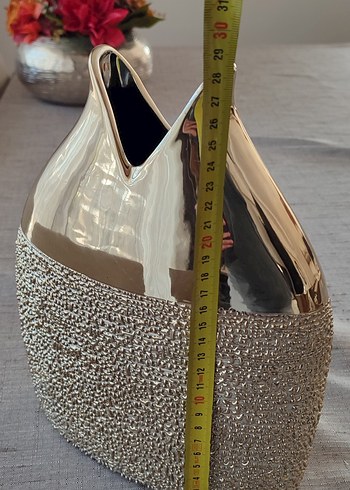 Parlak Altın Renkli Dekoratif salon aksesuarları - Görsel 5