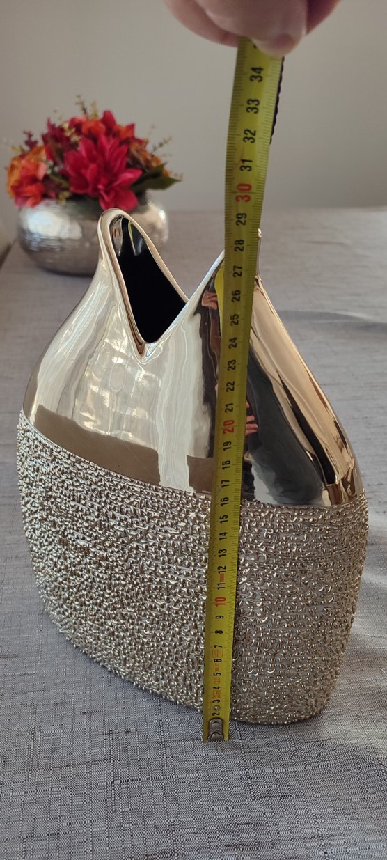 Parlak Altın Renkli Dekoratif salon aksesuarları - Görsel 5