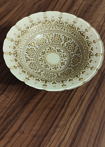Karaca Nakışlı Altın Desenli Tabak - Görsel 2