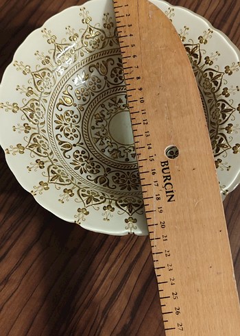 Karaca Nakışlı Altın Desenli Tabak - Görsel 4