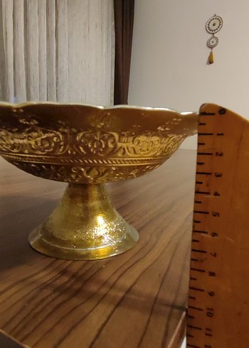 Karaca Nakışlı Altın Desenli Tabak - Görsel 5