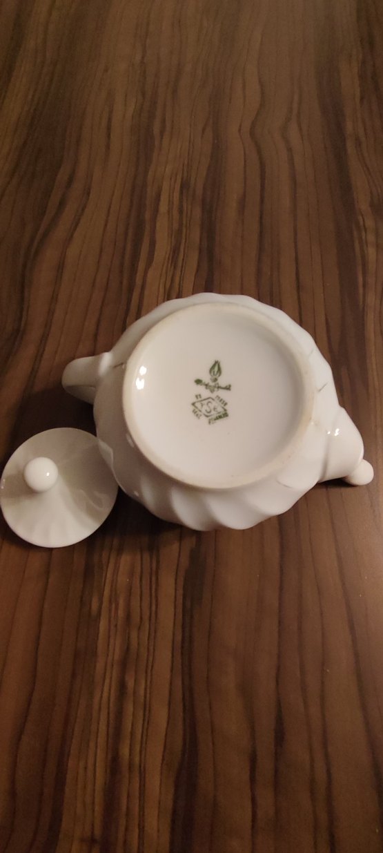 Beyaz Pastel Porselen Demlik - Görsel 4