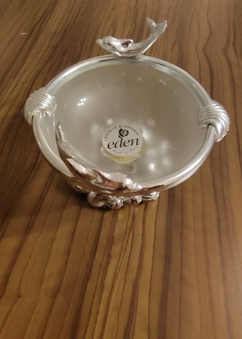 Gümüş ayaklı Dekoratif şekerlik - Görsel 3