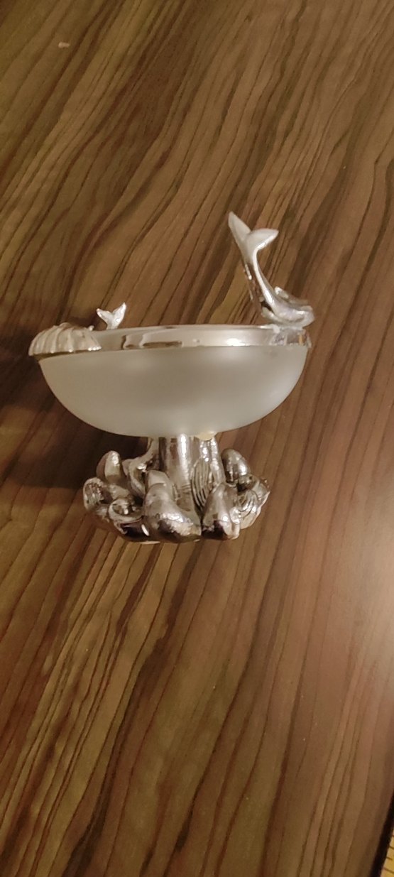 Gümüş ayaklı Dekoratif şekerlik - Görsel 4