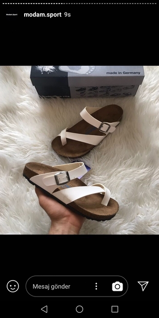 Birkenstock yeni sezon terlik 39 numara