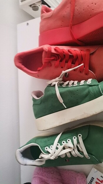 39 Beden yeşil Renk Spor ayakabı