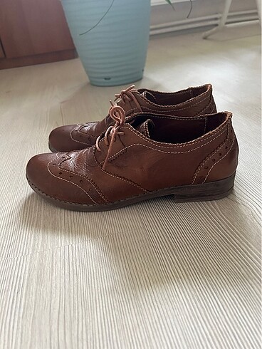 39 Beden Bambi Taba Oxford Ayakkabı