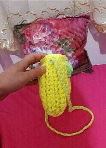 Beden sarı Renk El örgüsü midye çanta