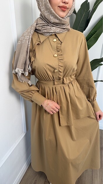 l Beden Kylie model elbise gold