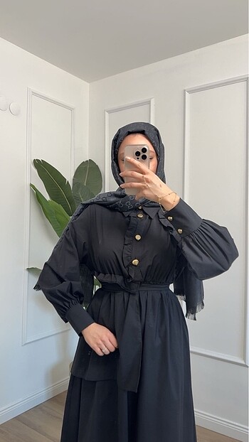 Kylie elbise siyah