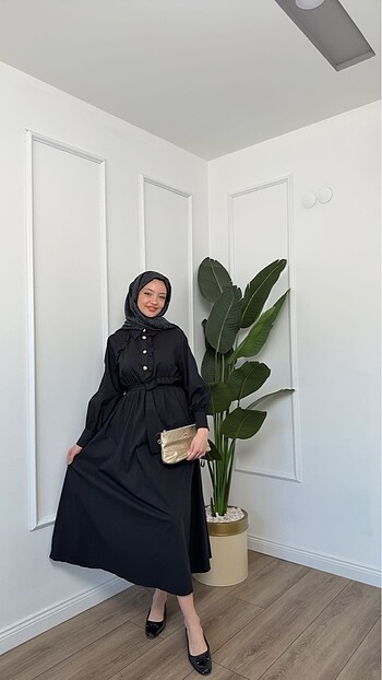 xl Beden Kylie elbise siyah