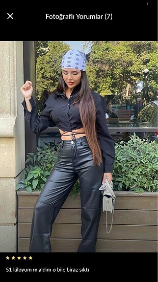 Siyah crop gömlek