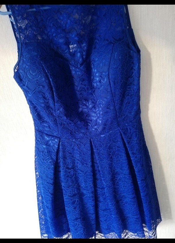 Modaİlgi Gece Elbisesi Saks Mavi - Görsel 3