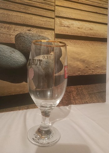Bordo TUBORG Baskılı Bira Bardağı