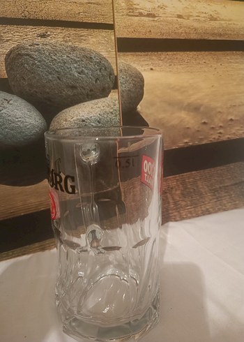 Tuborg Logolu Cam Bira Bardağı