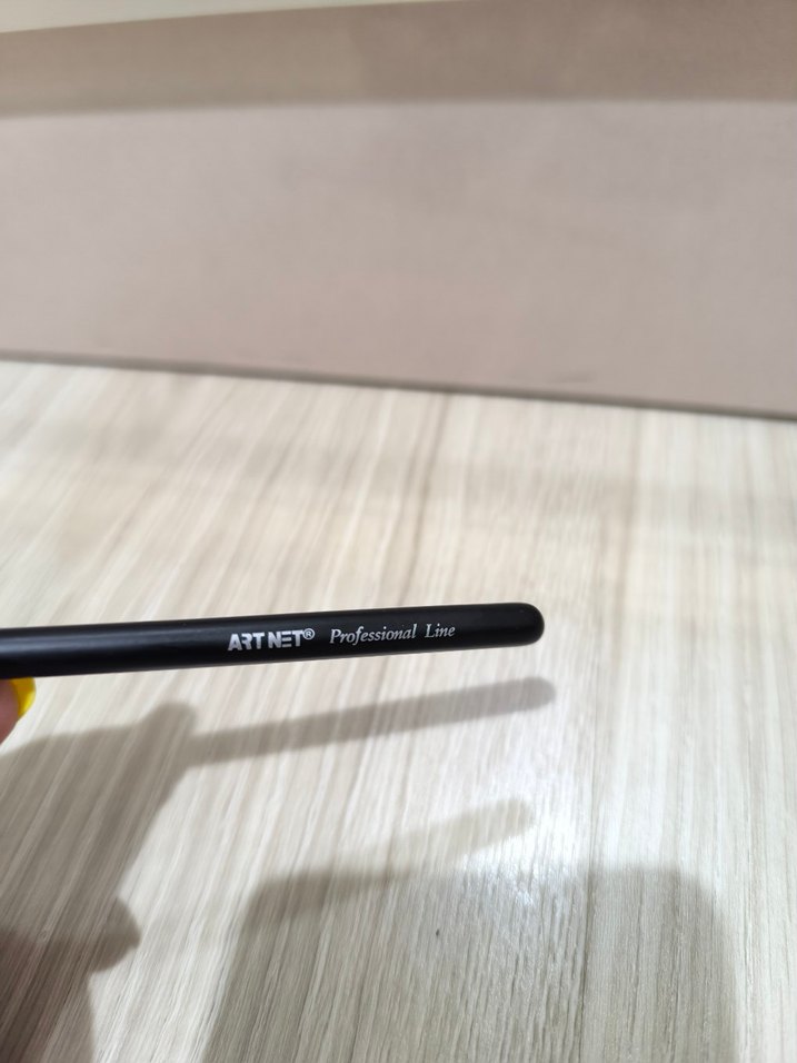 Çift Başlı Kaş Fırçası Bej Saplı - Görsel 2