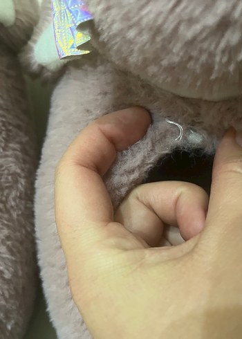 Kızlar için Pembe Kürklü Nakışlı Ev Terliği - Görsel 4