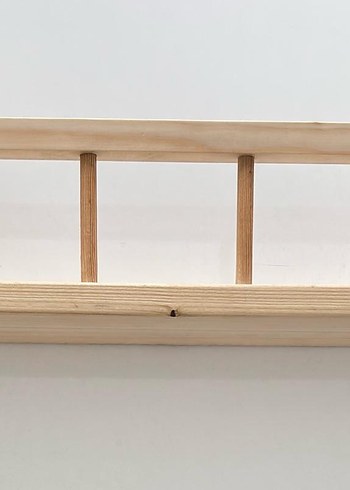 Ahşap Montessori Askılı Raf &Kitaplık - Görsel 6