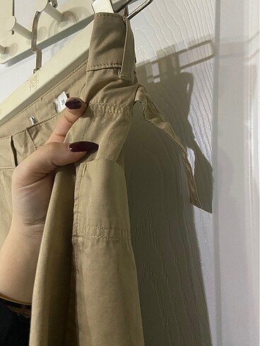 36 Beden Camel renk kargo pantolon