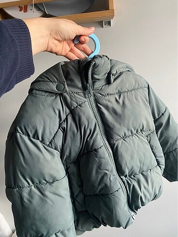 H&M mint yeşili mont